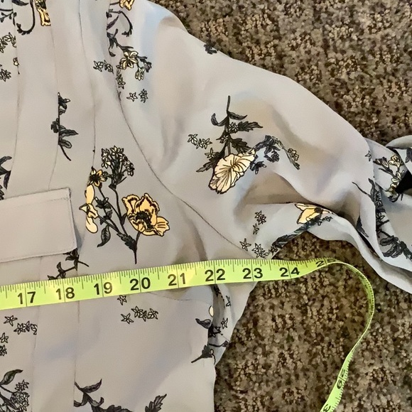 Torrid GEORGETTE HI-LOW FLORAL TUNIC BLOUSE size 12 - Picture 7 of 8